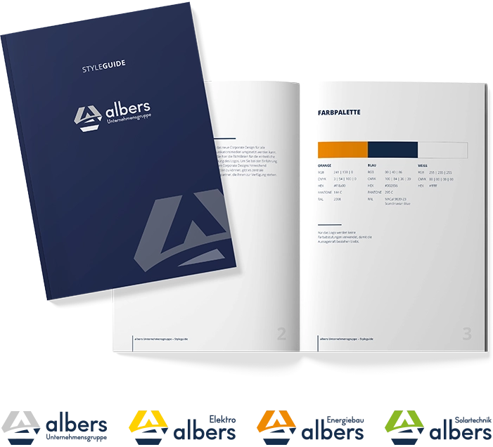 Farbpaletten Corporate Identity