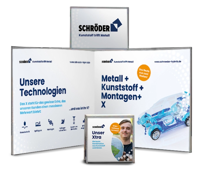 Schröder Hybrid Messestand Mockup