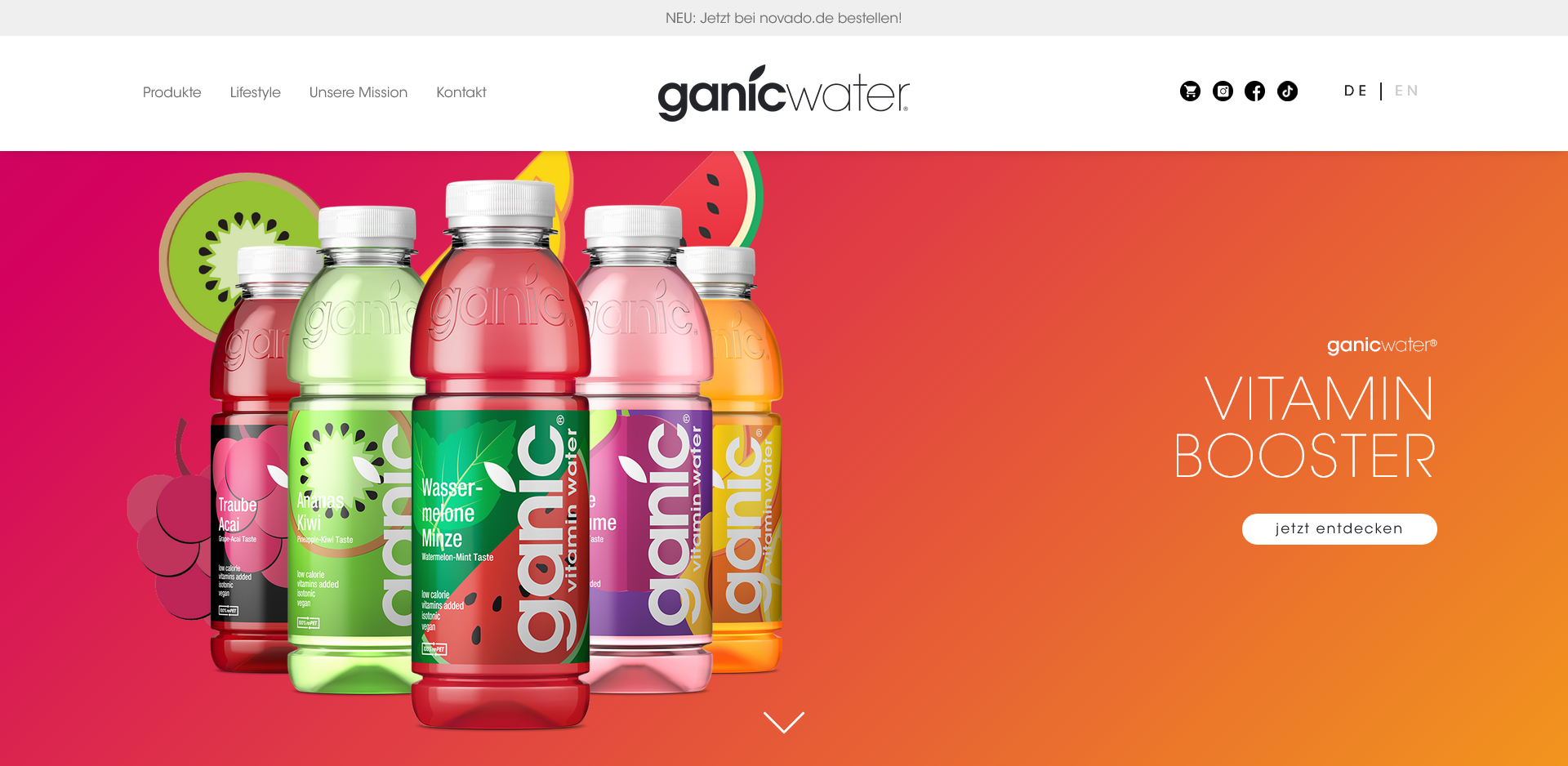 ganicwater® Website