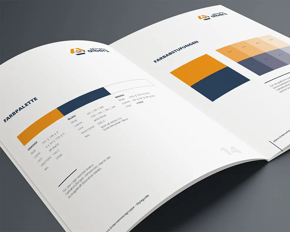 Albers CI-Manual Mockup