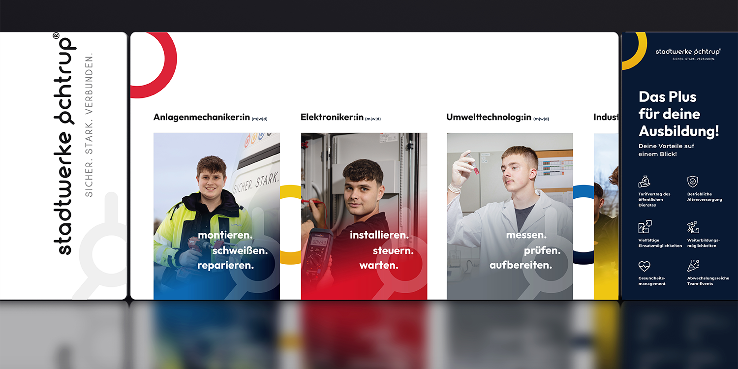 Messestand für die Ausbildungsmesse 2025 Ansicht zwei