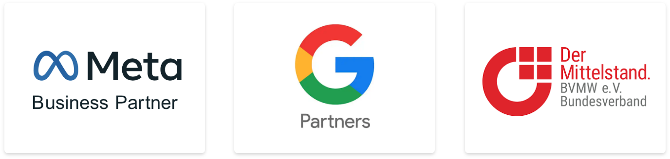 Starke Partnerschaften mit Meta, Google Partners und BVMW