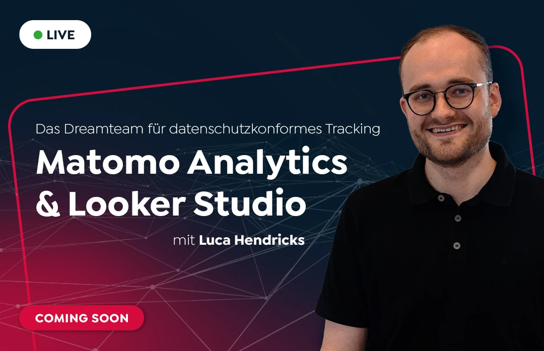 Vorschau einen Webinares zum Thema Matomo Analytics & Locker Studio